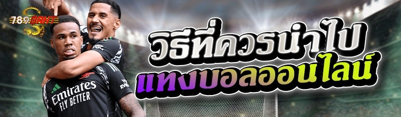 วิธีที่ควรนำไปแทงบอลออนไลน์